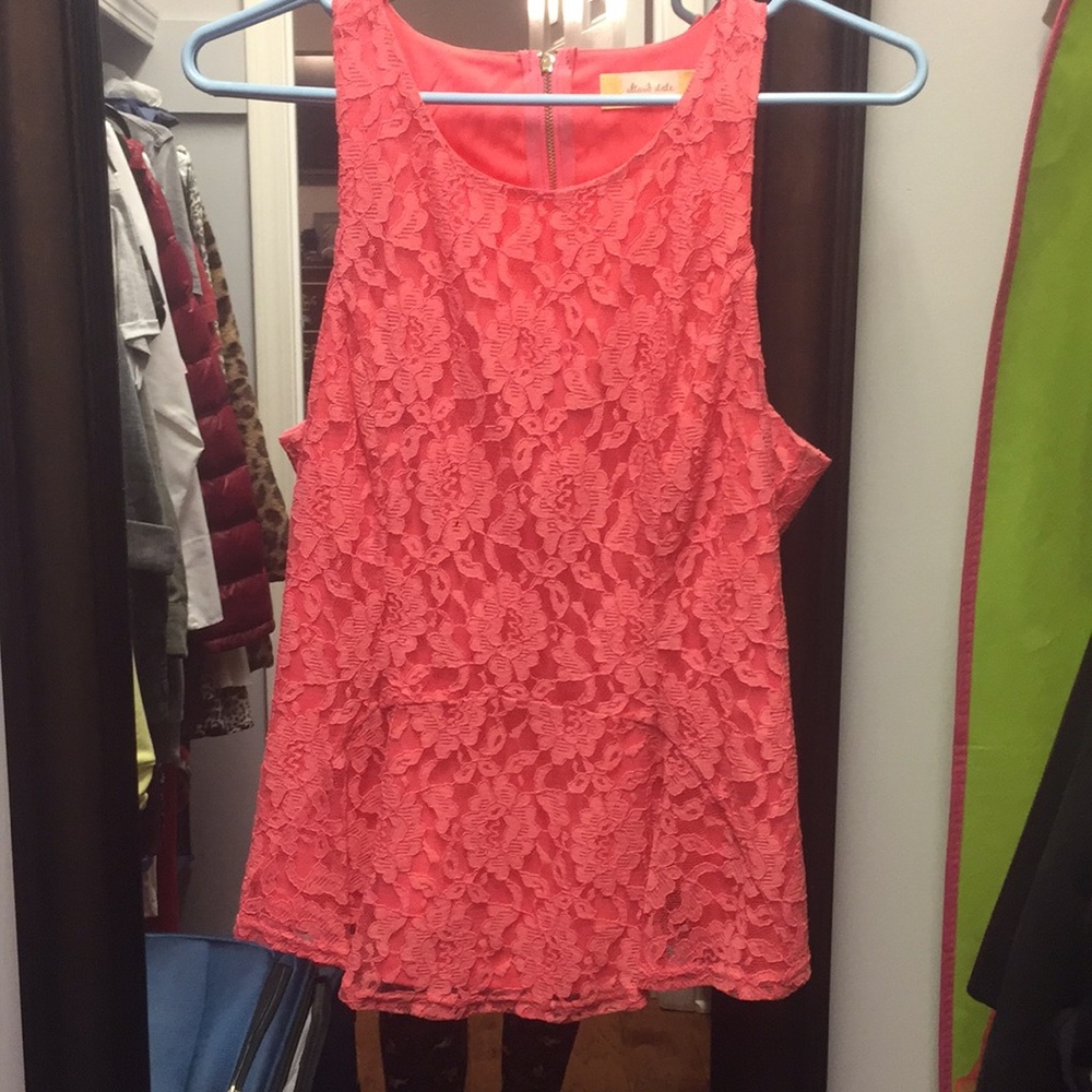 Altard State pink lace blouse Size S